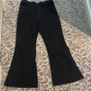 Abercrombie & Fitch Black Flare Jeans very good condition
